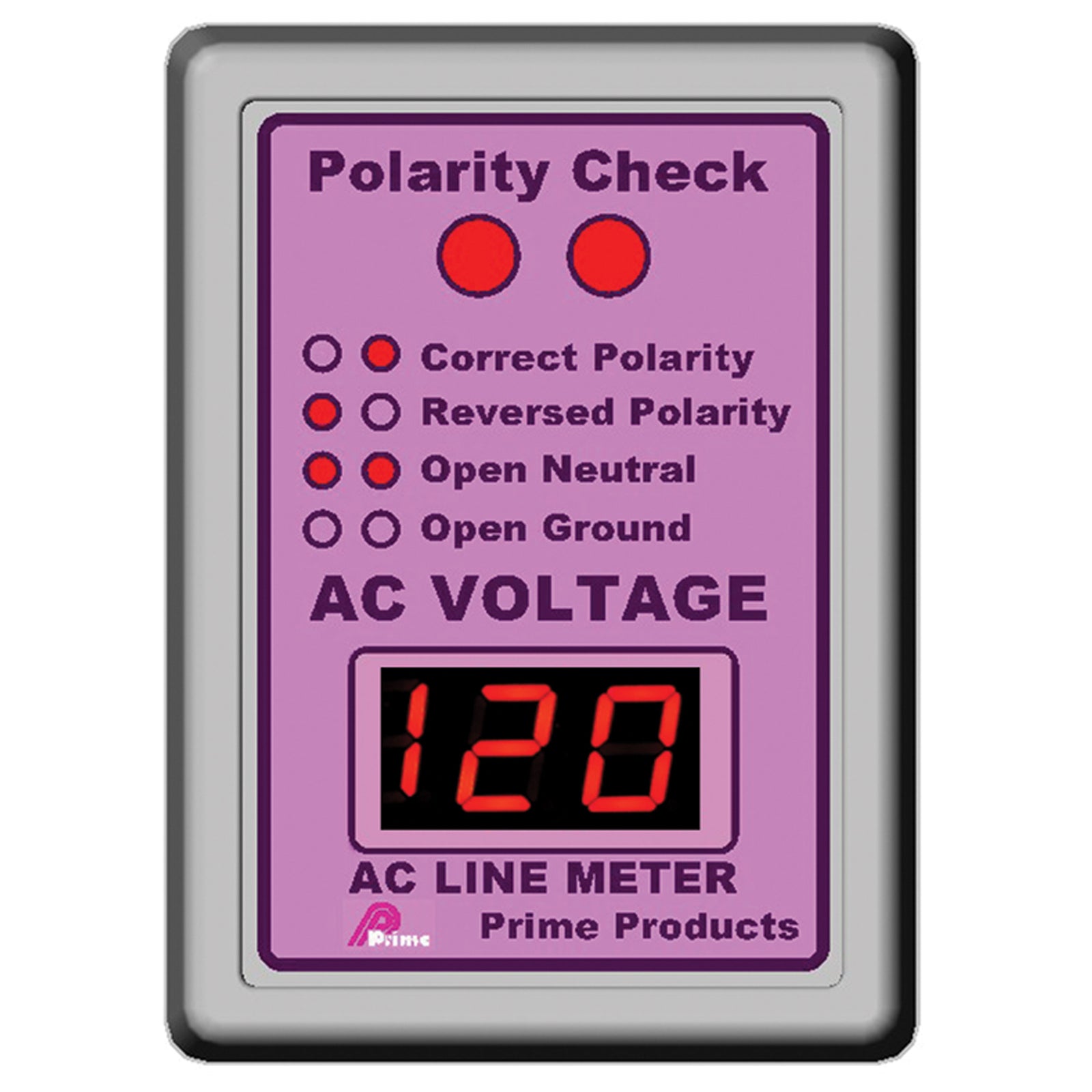 Prime Products 12-4058 AC Power Line Digital Monitor