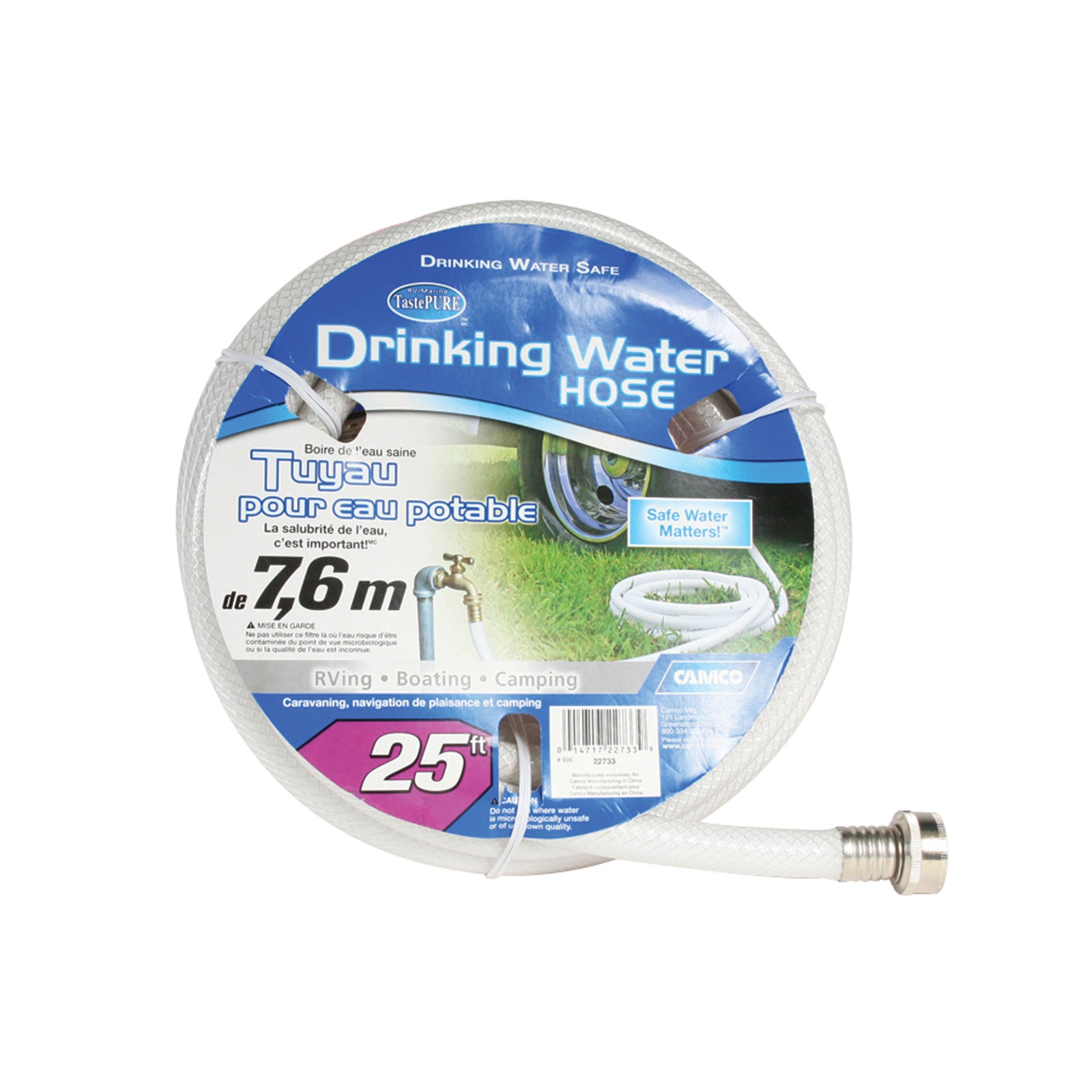Camco 22733 TastePURE Freshwater Hose - 1/2" x 25'