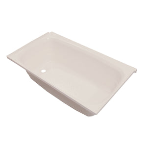 Lippert 209673 ABS Acrylic Bathtub with Left Drain - 24" x 40", White
