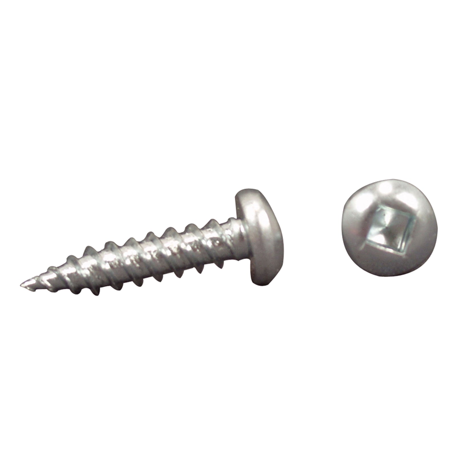 AP Products 012-PSQ50 8 X 3/4 Pan Head Square Recess Screw, Pack of 50 - 3/4", Zinc