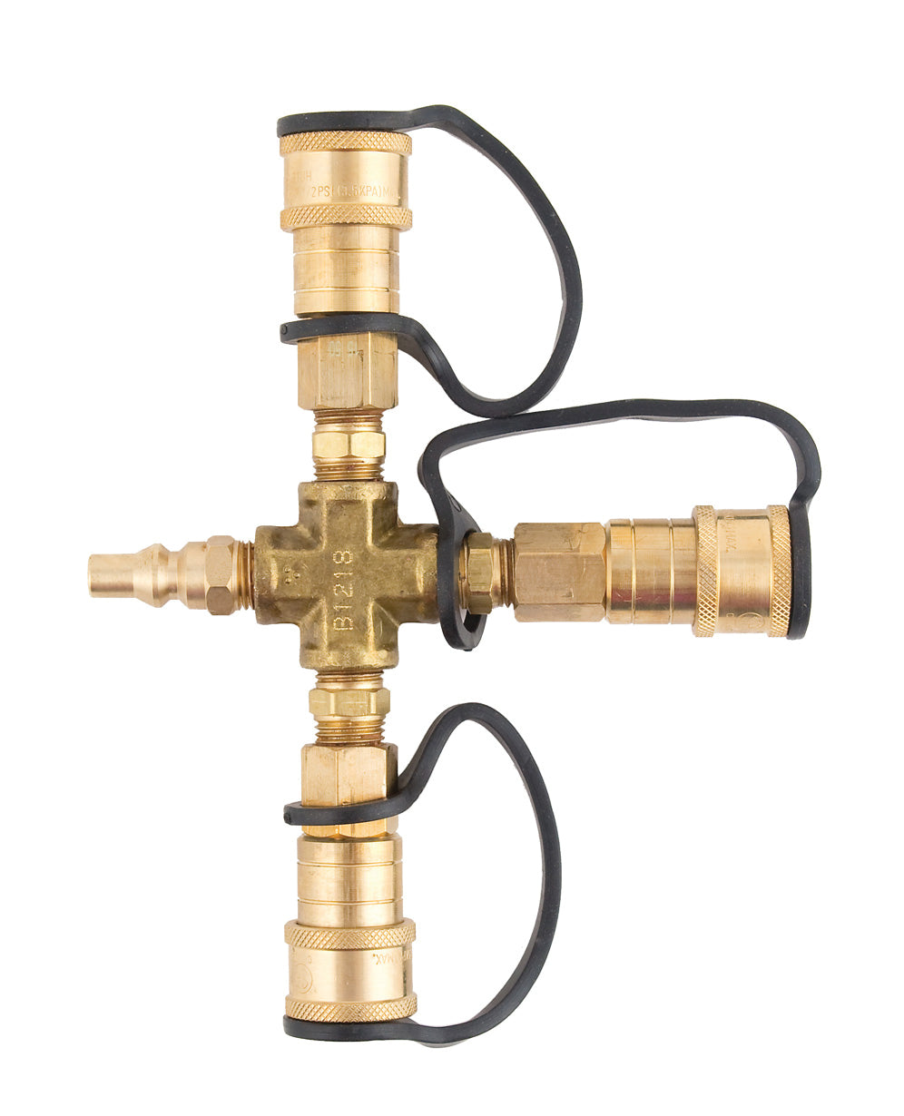 Marshall Excelsior ME24TP Propane Cross Adapter - 1/4 in. Male QD