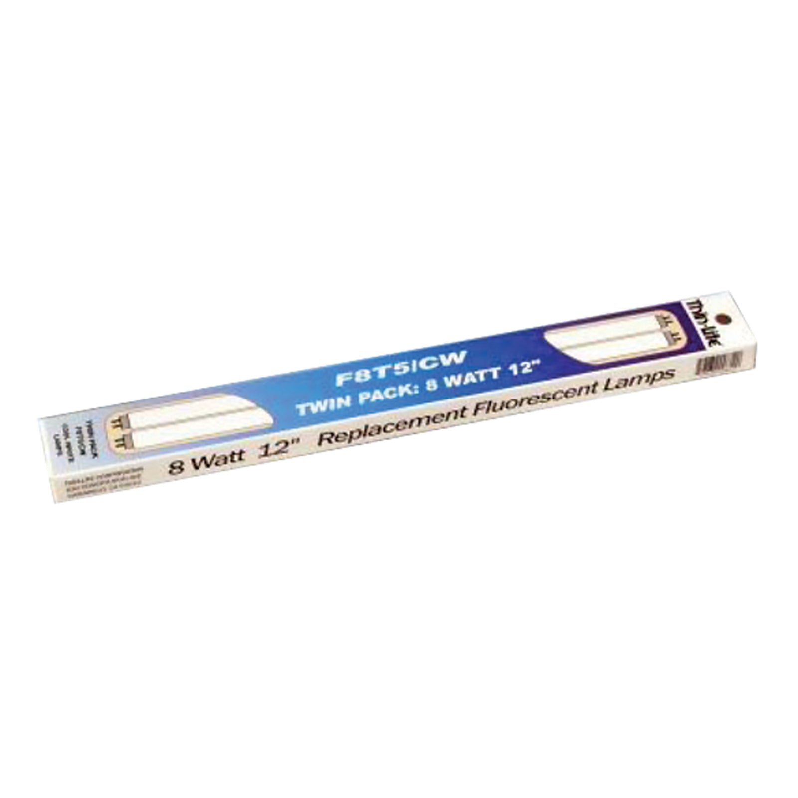 BULB 8 WATT COOL WHITE 12" PR.