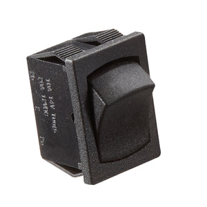 RV Designer S451 DC Rocker Switch 5 Amp - Black, On/Off/On DPDT