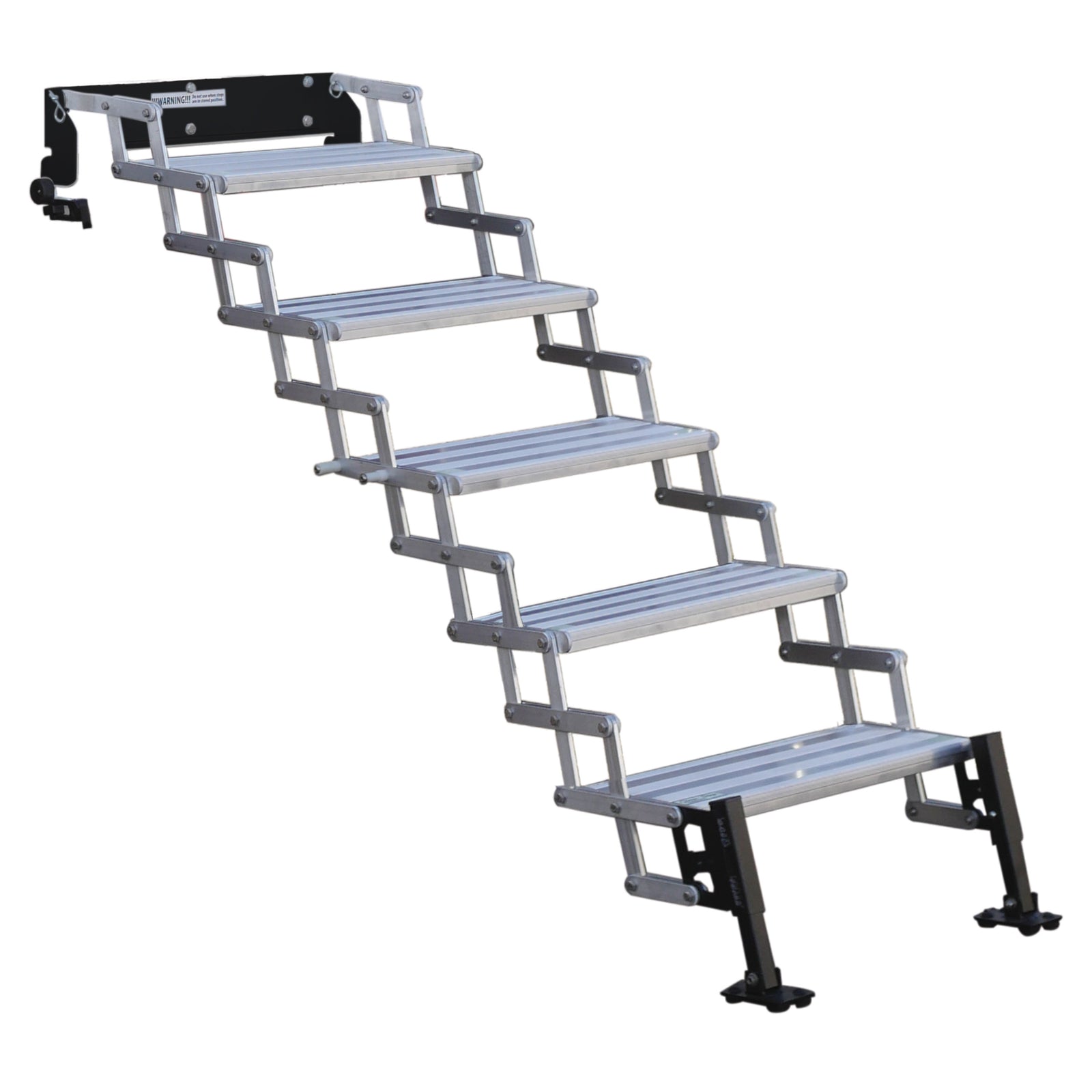 Torklift A7835 SMARTSTEP GlowStep Stow N' Go Step - 5 Step, Black Bracket