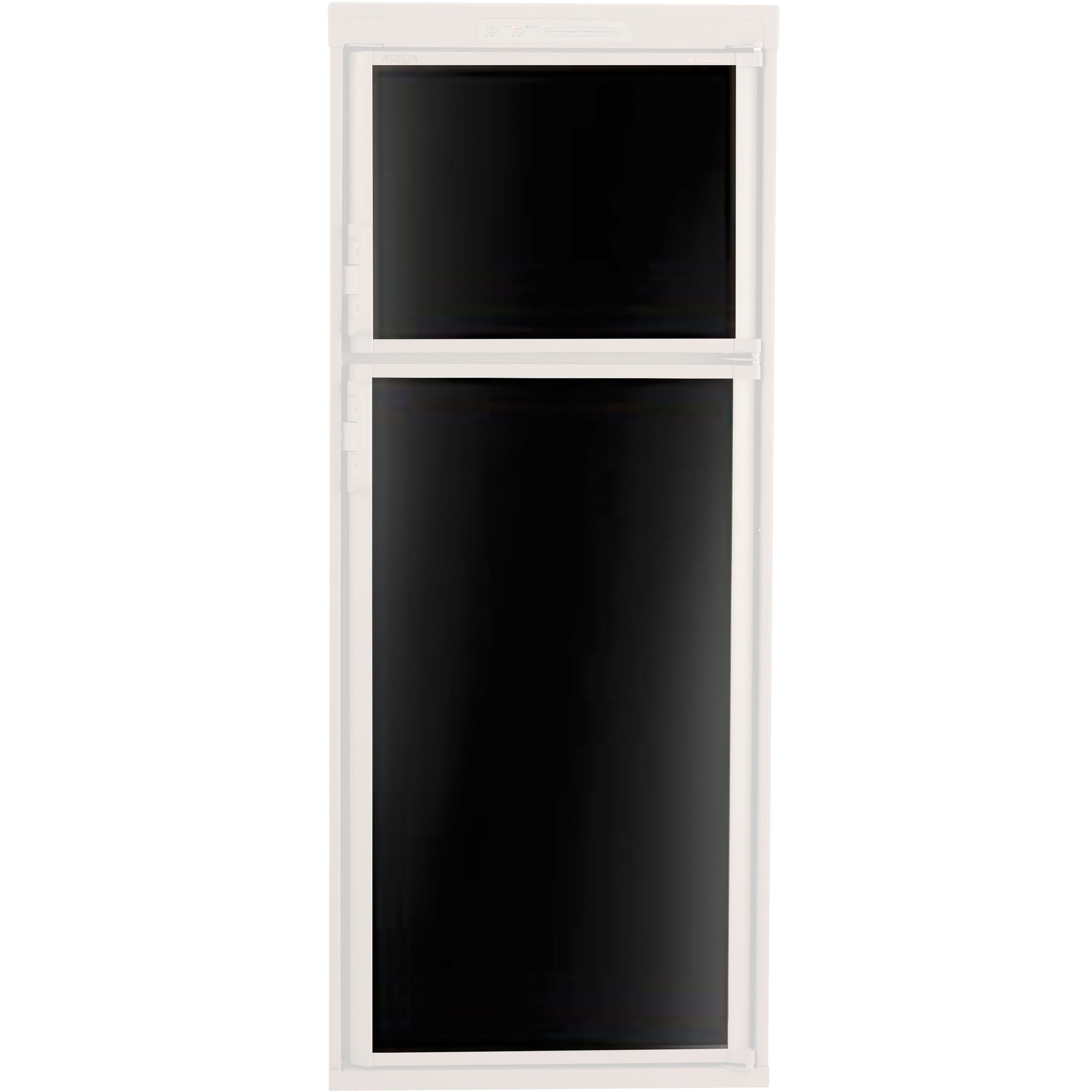 Dometic 3106863.099C Refrigerator Door Panel, Main Panel for RM2193 - Black Acrylic