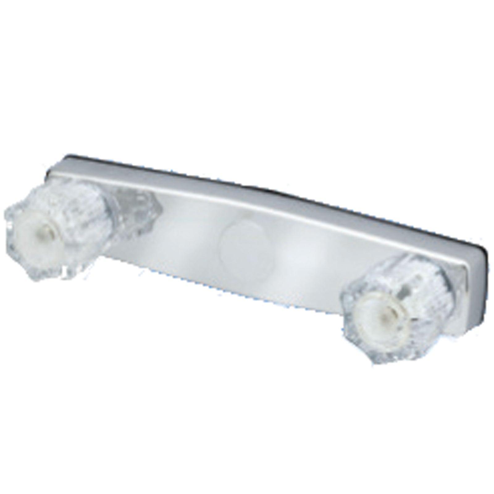 Empire Faucets U-YJW59 RV Non-Metallic Chrome Shower Valve Kit with Crystal Handles 8" - Includes Shower Kit