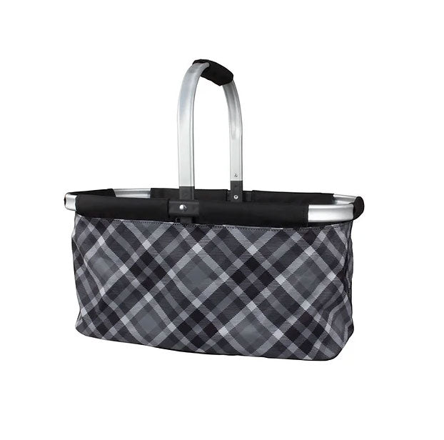Camp Casual CC-010GPB The Picnic Basket - Gray Plaid