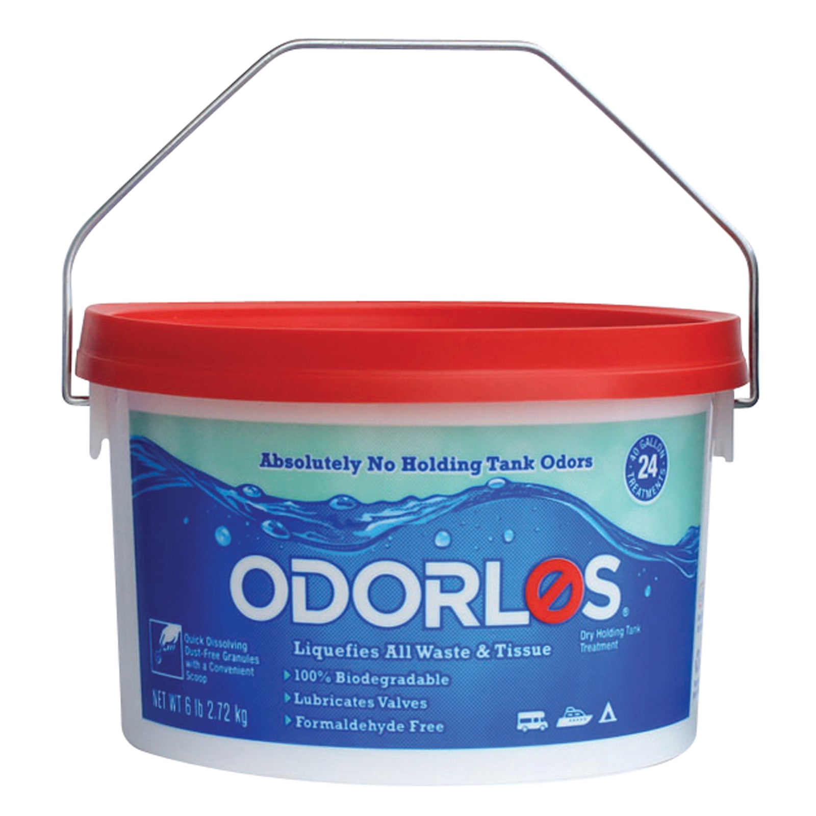 Valterra V77012 Odorlos Dry Formulation Holding Tank Treatment - 6 lbs. Tub