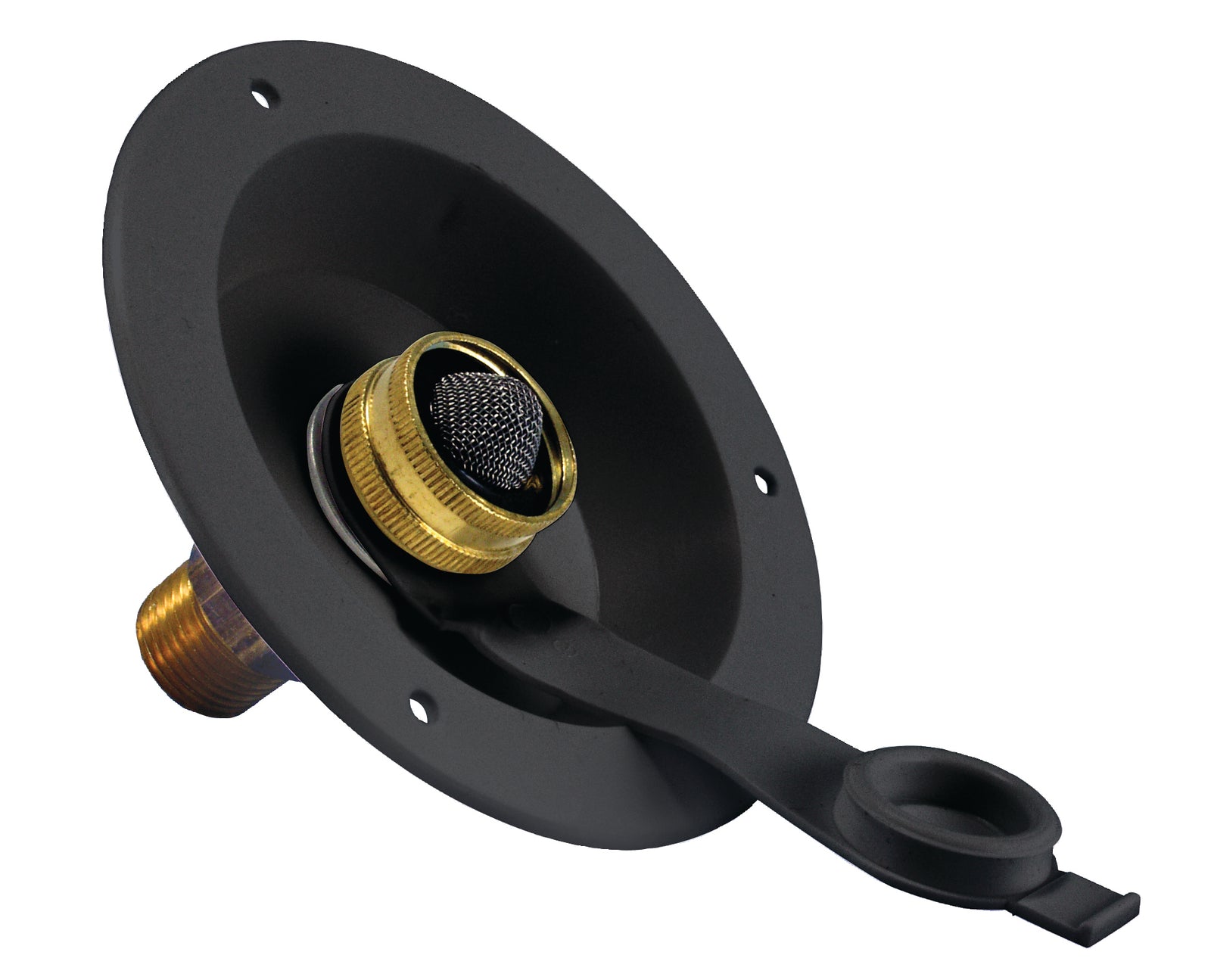 Thetford 94219 City Water Dish W/Brass Cv,