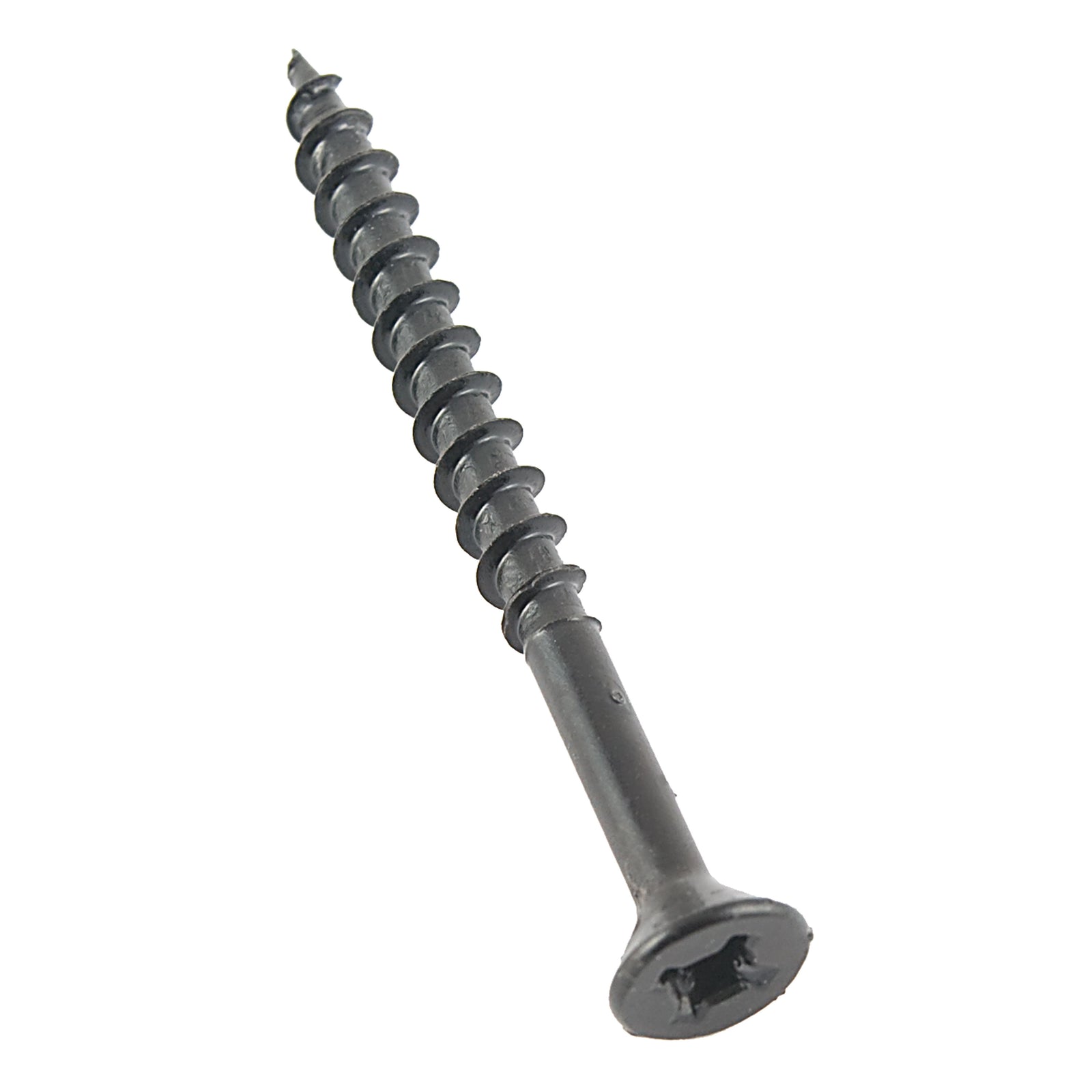 AP Products 012-FSQ50 BL 8 X 1-1/4 Black Flat Head Screws, 1-1/4" / Pack of 50