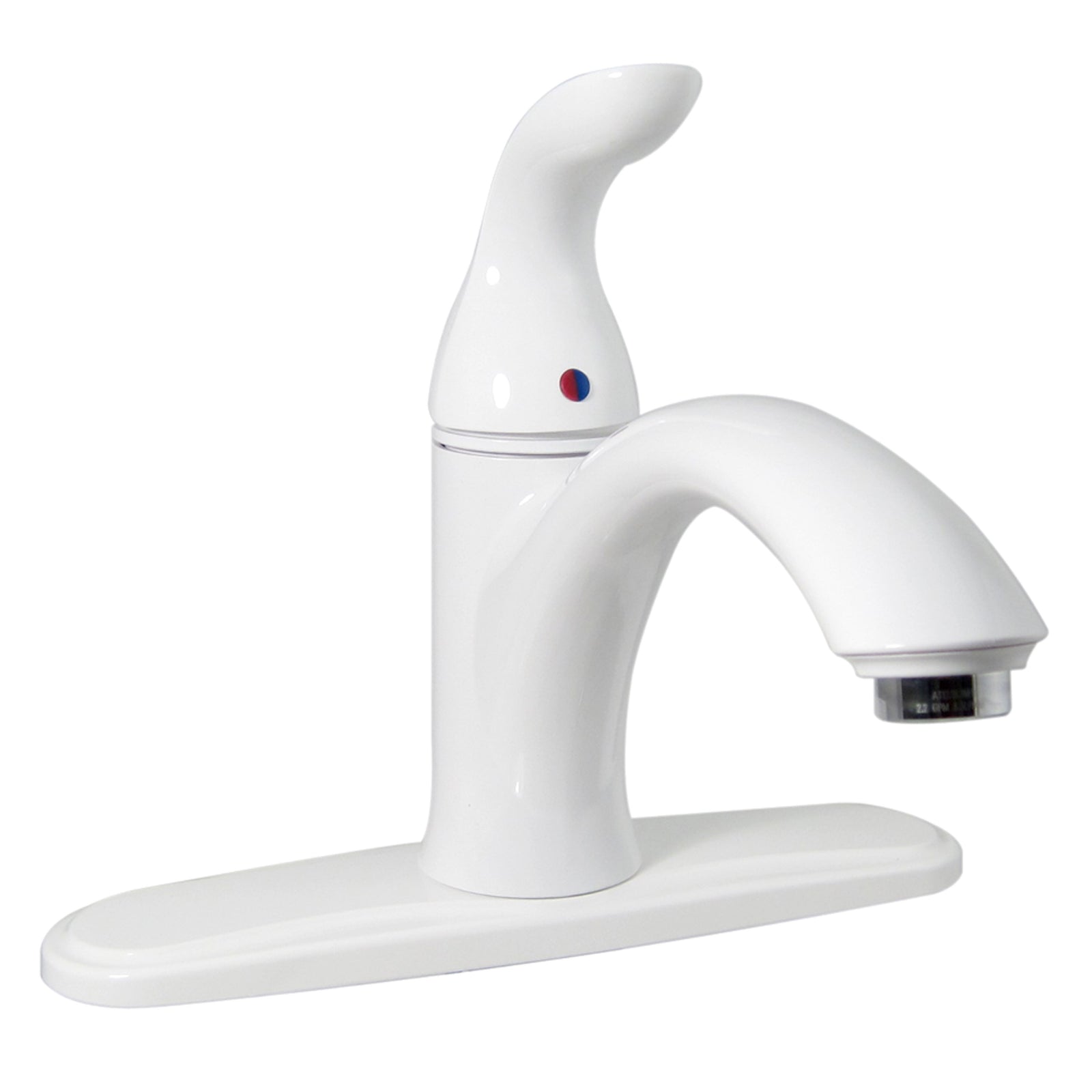 Phoenix Faucets PF231221 Single-Handle Hybrid Kitchen Faucet - White