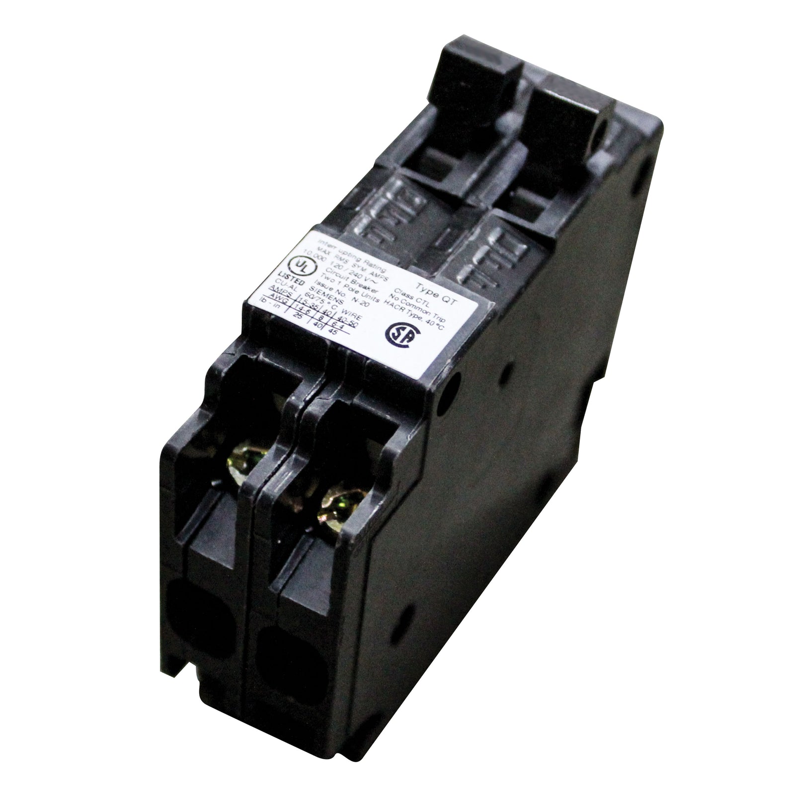 Parallax ITEQ1520 15/20A Duplex Circuit Breaker