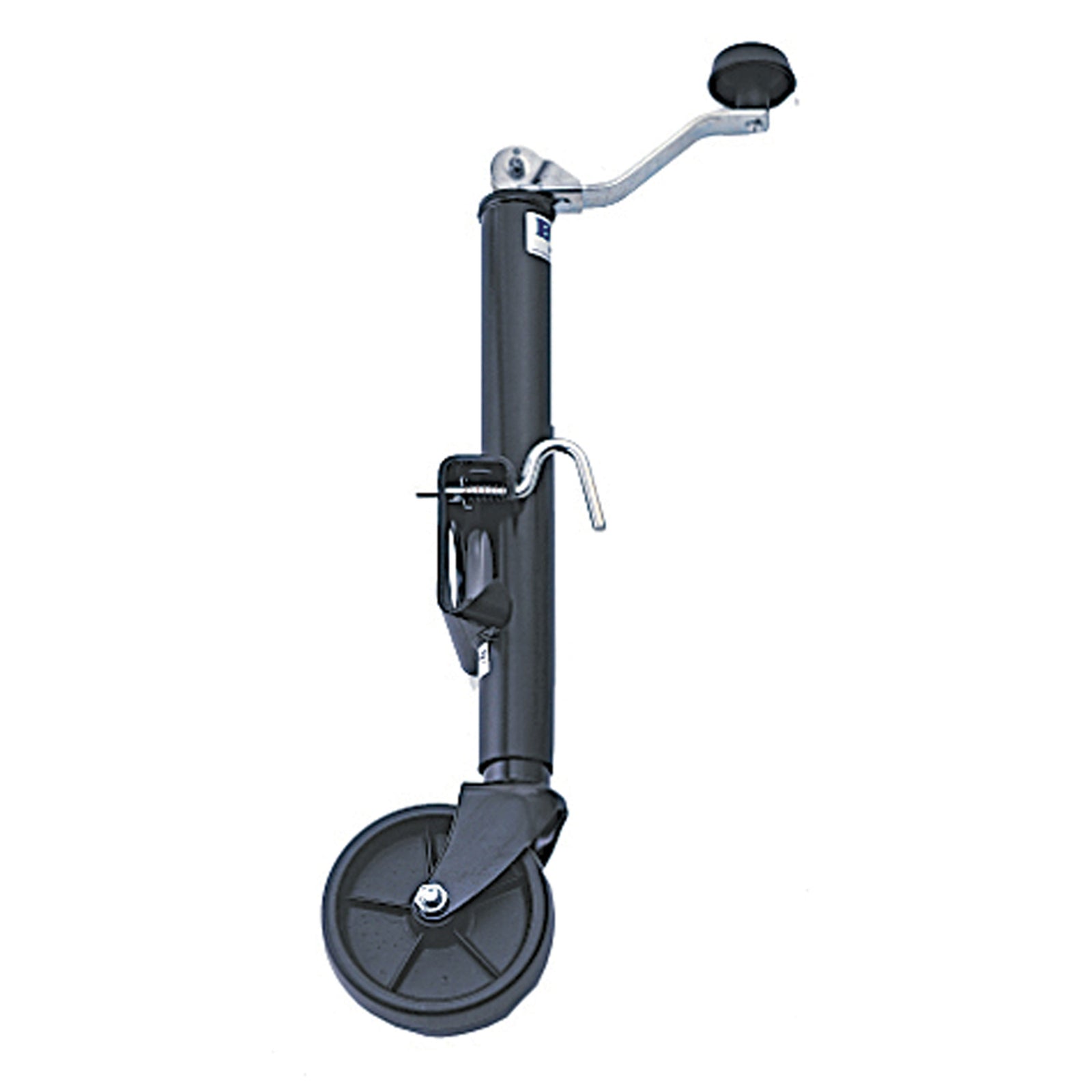 BAL 29005 Swivel Tongue Jack with Caster – 800 lb. Capacity Trailer Jack for A-Frame Trailers – Swivel Mount, Easy Top Wind Crank