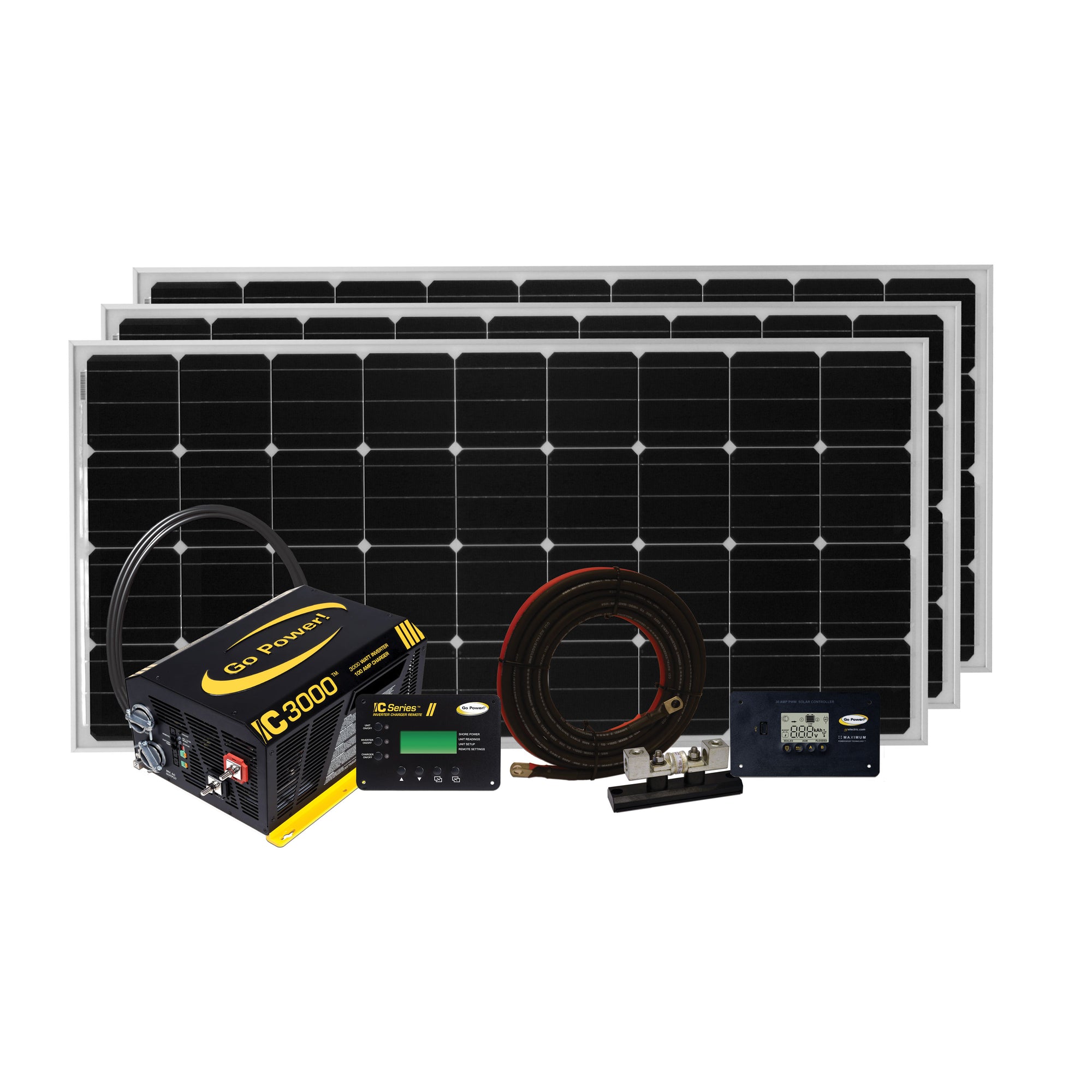 Go Power! SOLAR EXTREME Solar Extreme Charging System - 570 Watt, 27.9 Amp