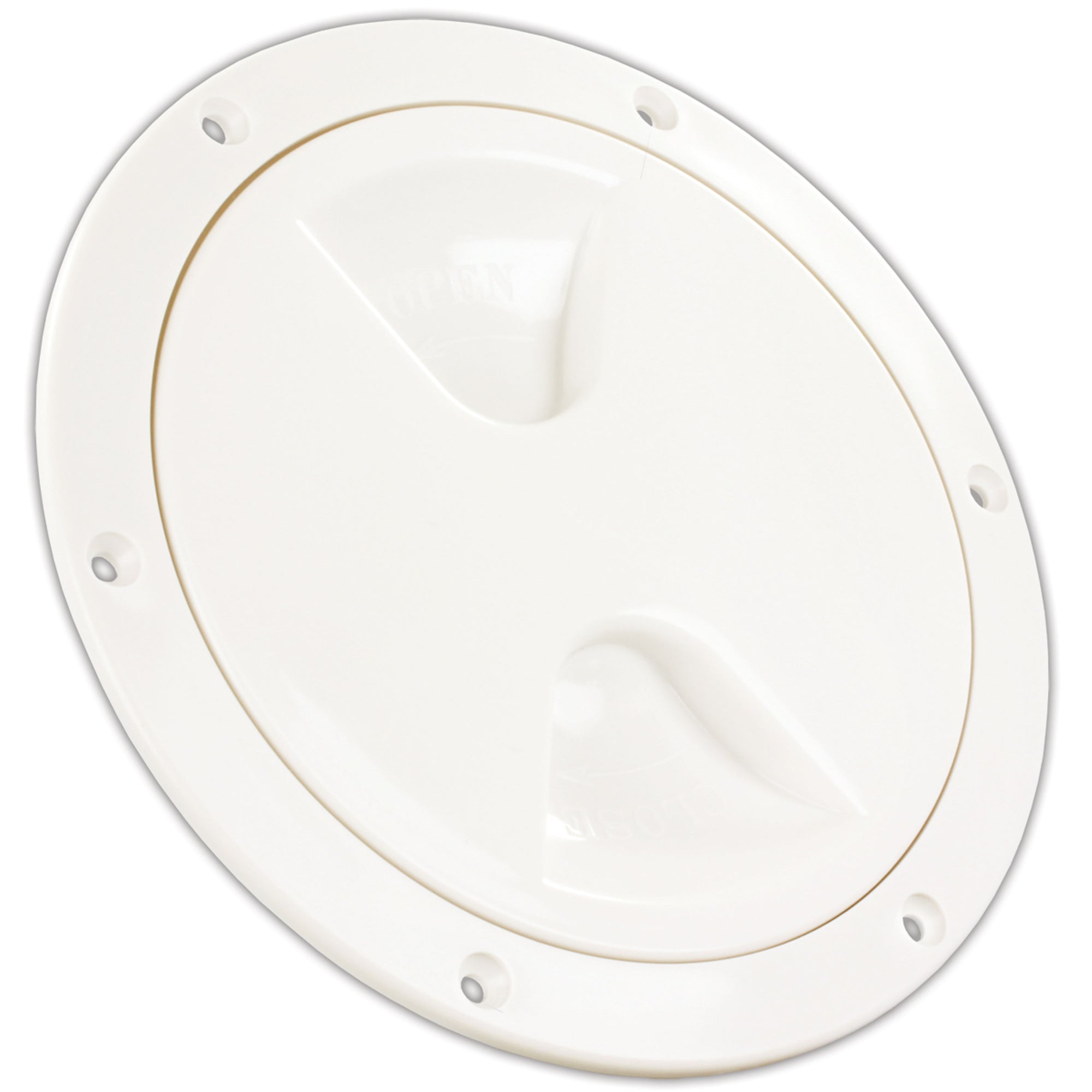JR Products 31025 Access/Deck Plate - 5", White