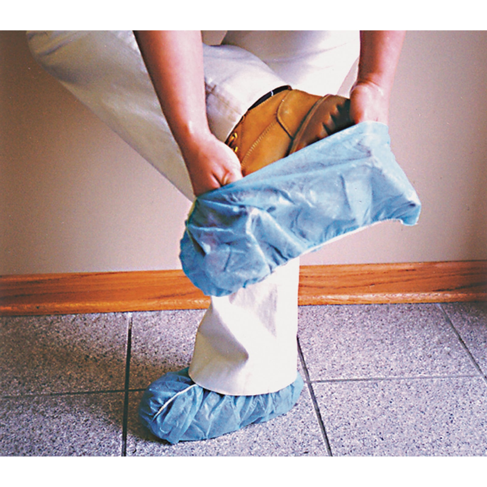 Surface Shields 022-SC3001PB Cloth Shoe Covers - 10 Pairs