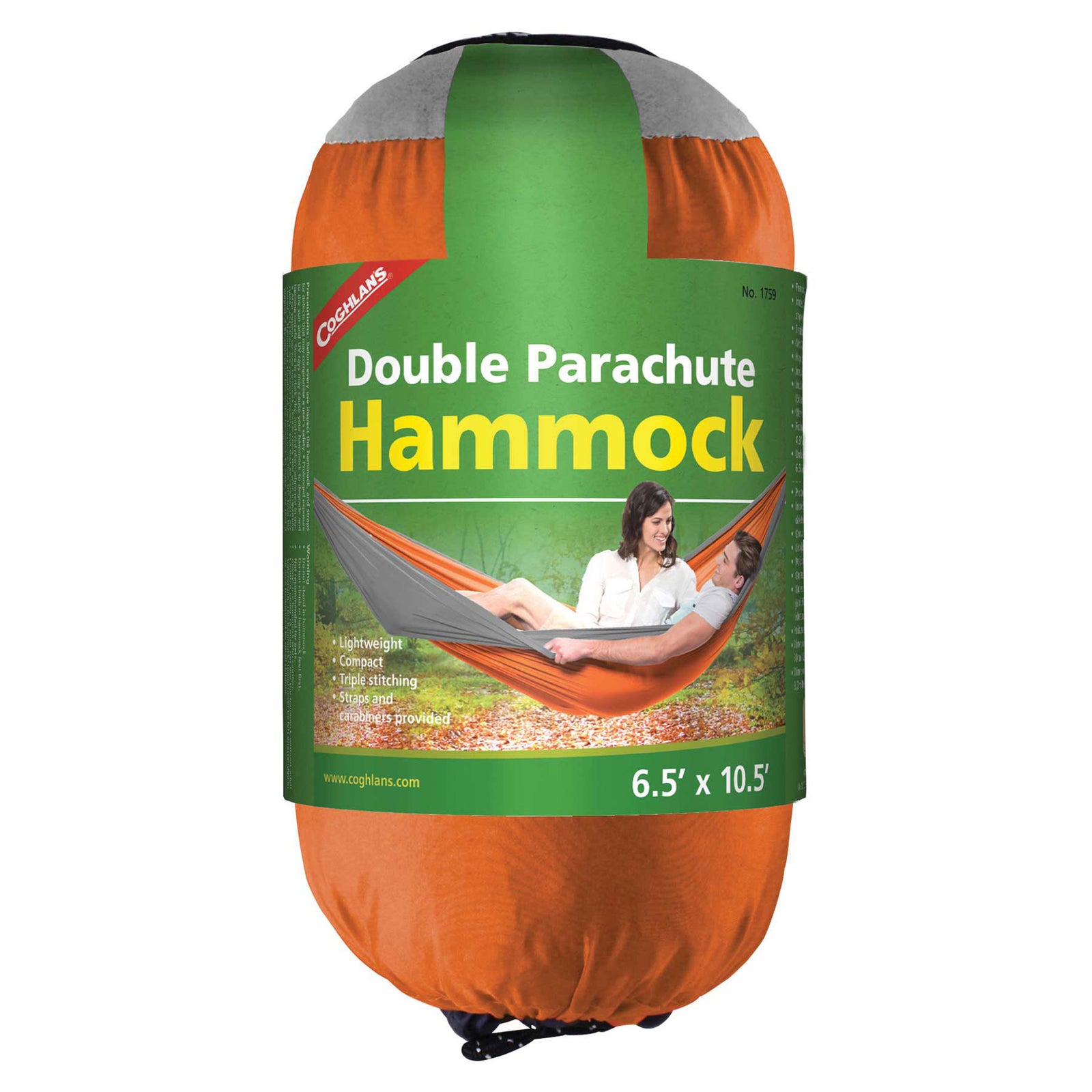 Coghlan's 1759 Double Parachute Hammock - Orange