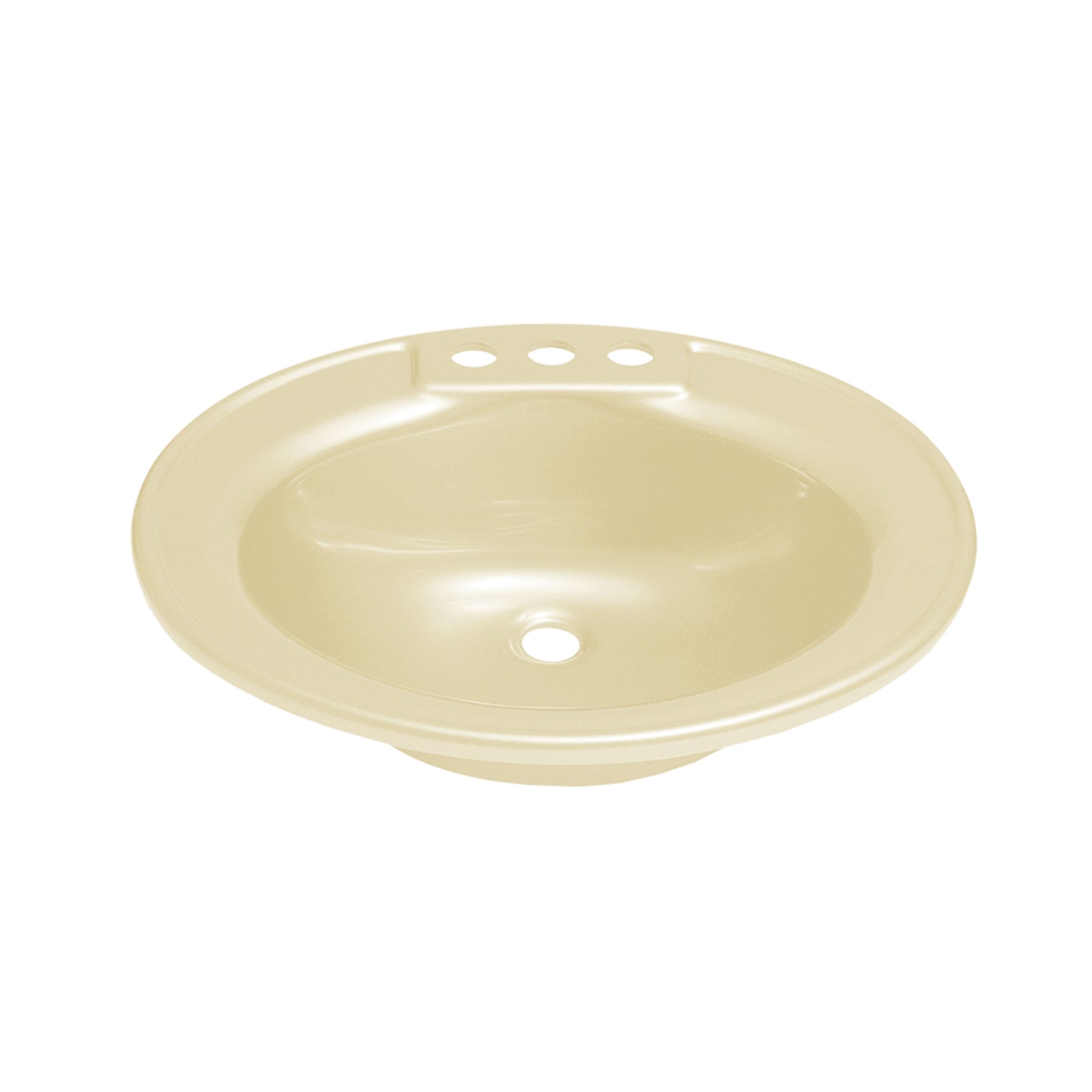 Lippert 209358 Sink Acrylic Oval 17"X 20" Parch 3-Holes