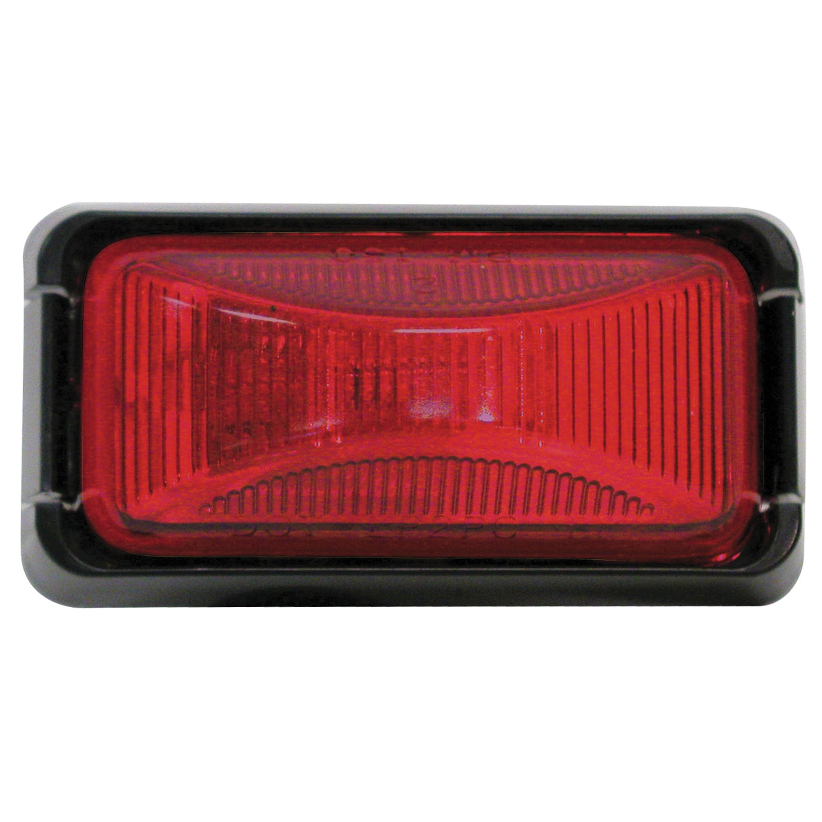 Peterson E150BKR The 150 Series Sealed Clearance/Side Marker Light & Base - Red, Black Base