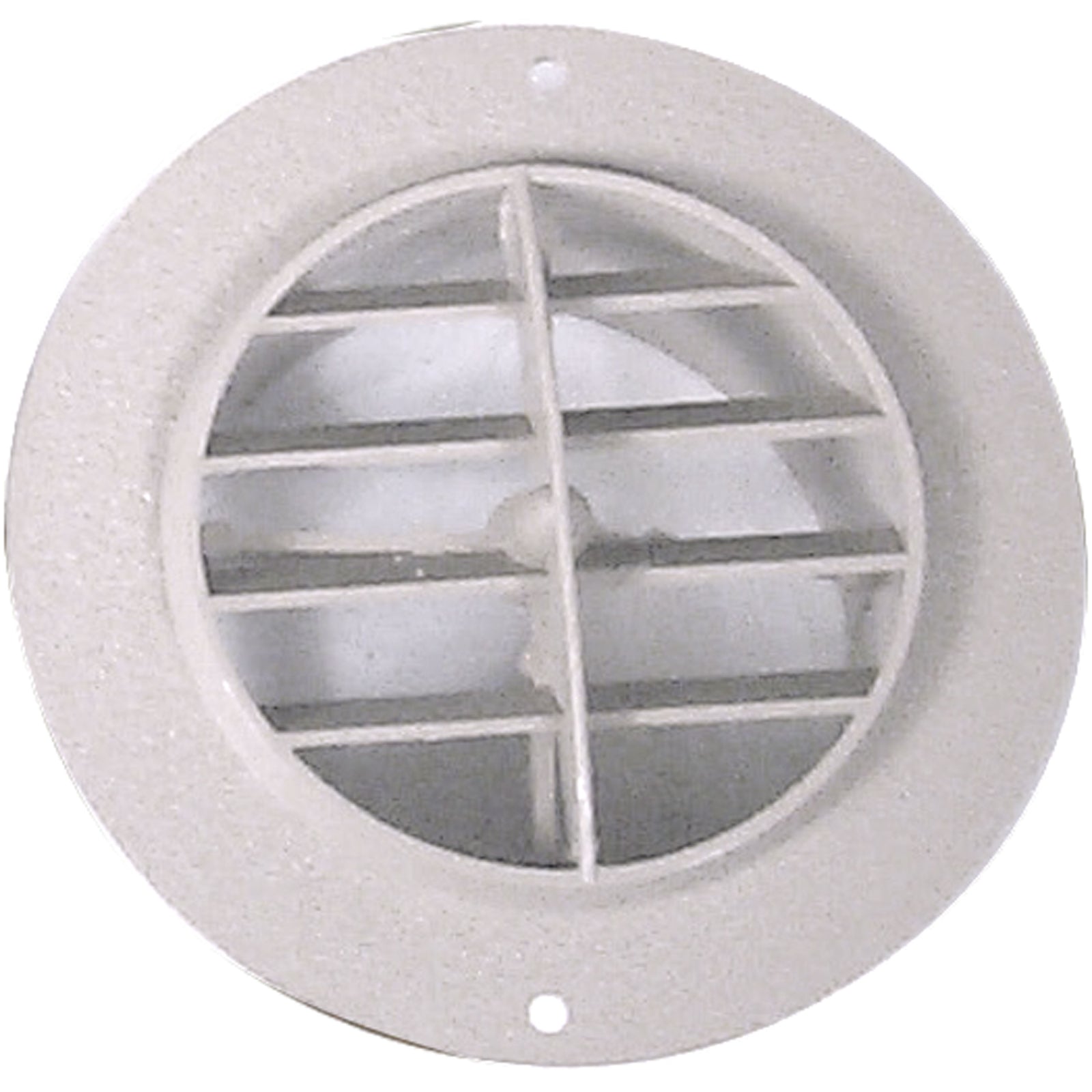 D&W 3840WH Rotaire Heat Outlet Vent - 4", White