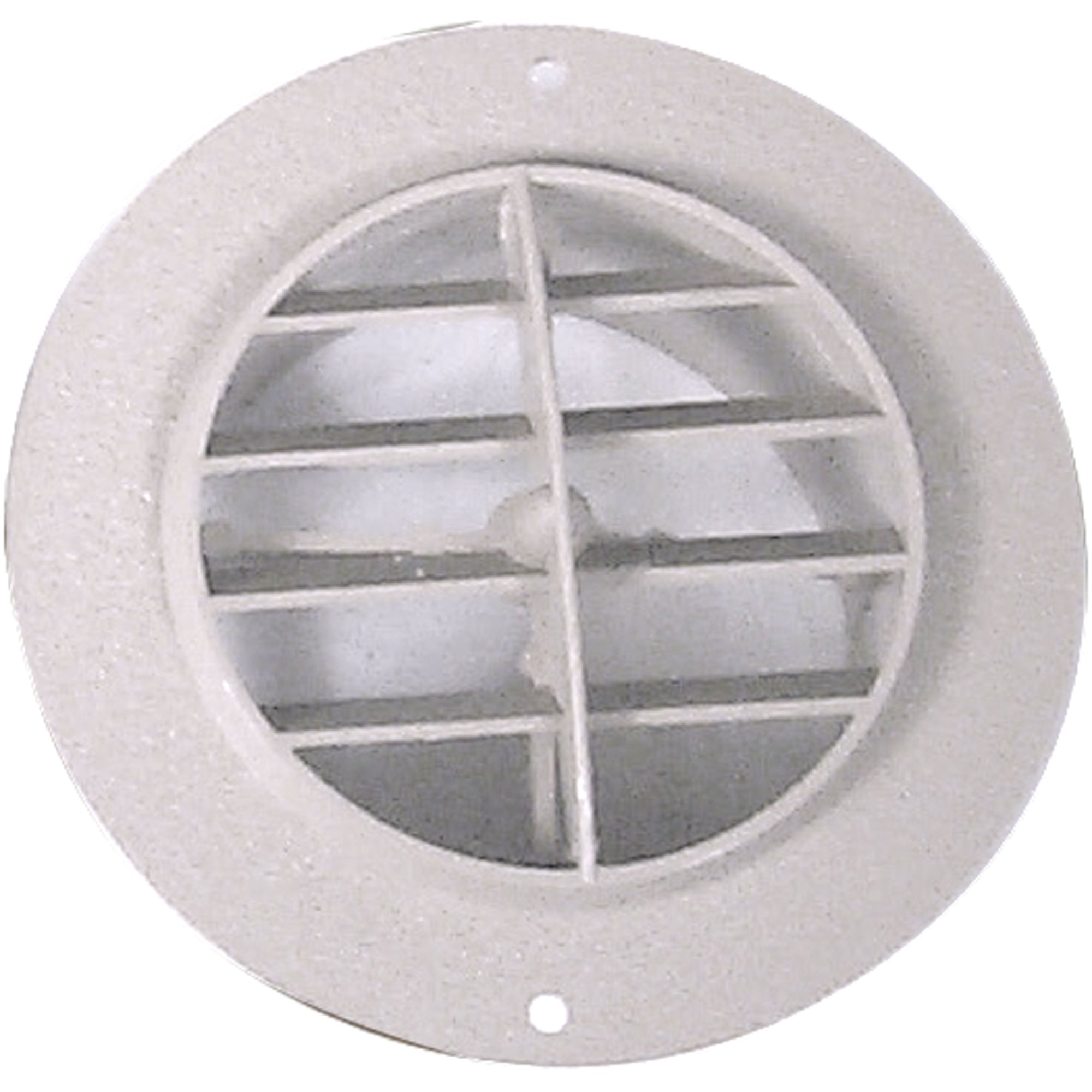 D&W 3840WH Rotaire Heat Outlet Vent - 4", White