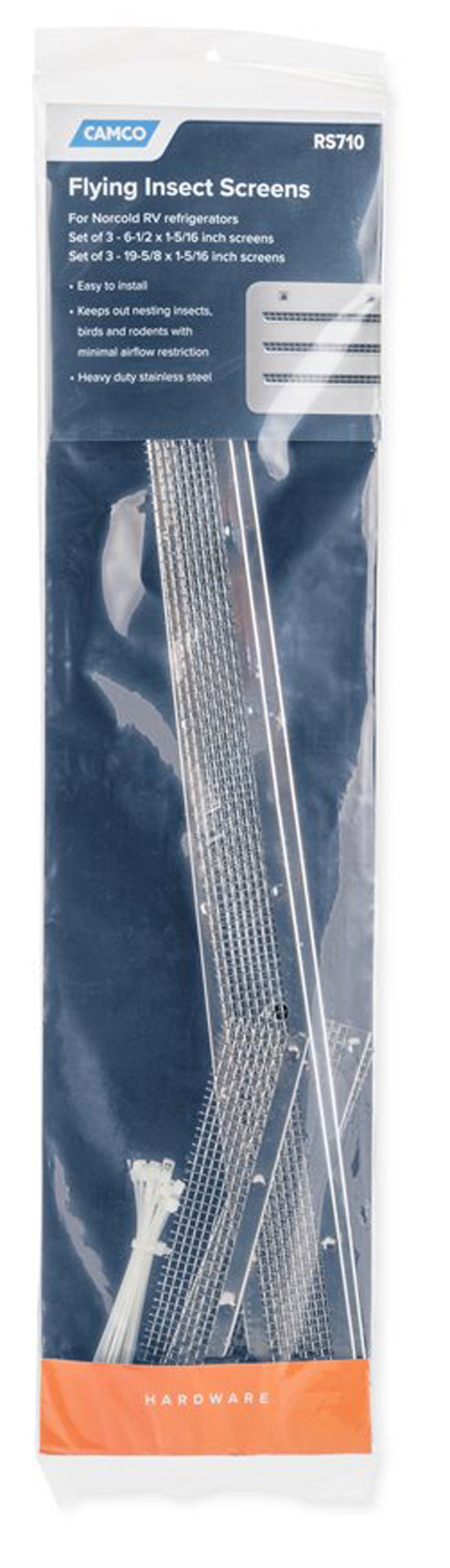 Camco 42168 Flying Insect Screen for Norcold Side-by-Side RV Refrigerator Vents