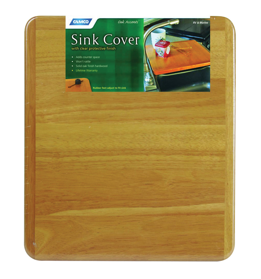 Camco 43431 Oak Accents Sink Cover - 13" x 15"