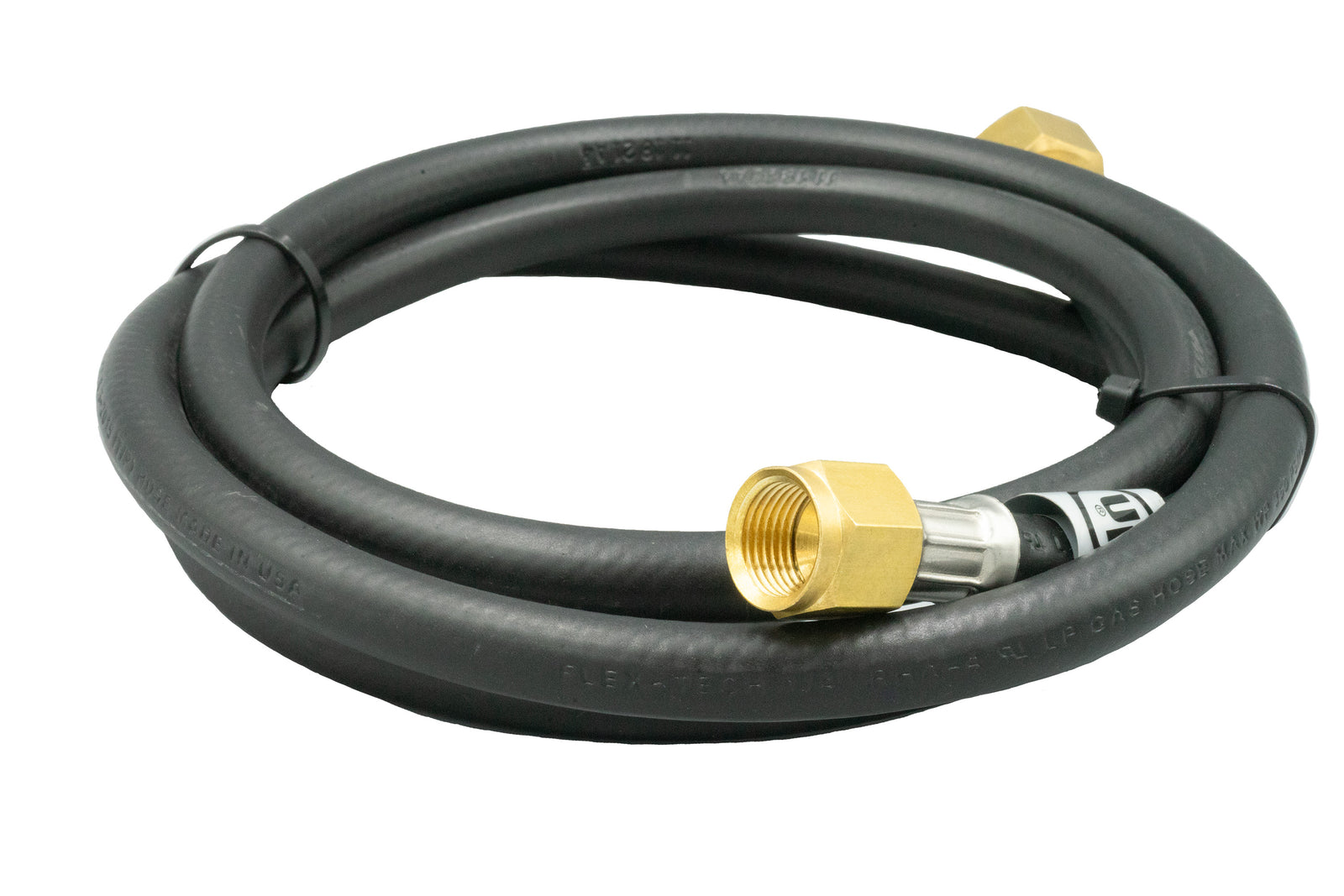 Suburban LP-PT72HP LP Gas High Pressure Hose -1/4" I.D., 3/8" FPT x 3/8" Female Flare swivel (Hang Tagged), 72"