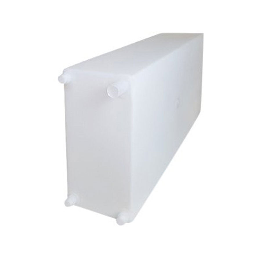 Icon 12732 Fresh Water Tank with 1/2" FTP and 1-1/4" Filler WT2468 - 36" x 16" x 8", 18 Gallon