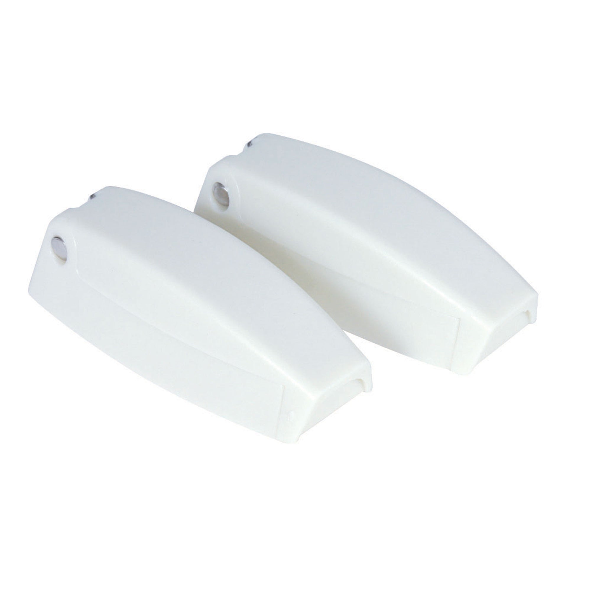 Camco 44173 Door Catch - Polar White, Pack of 2