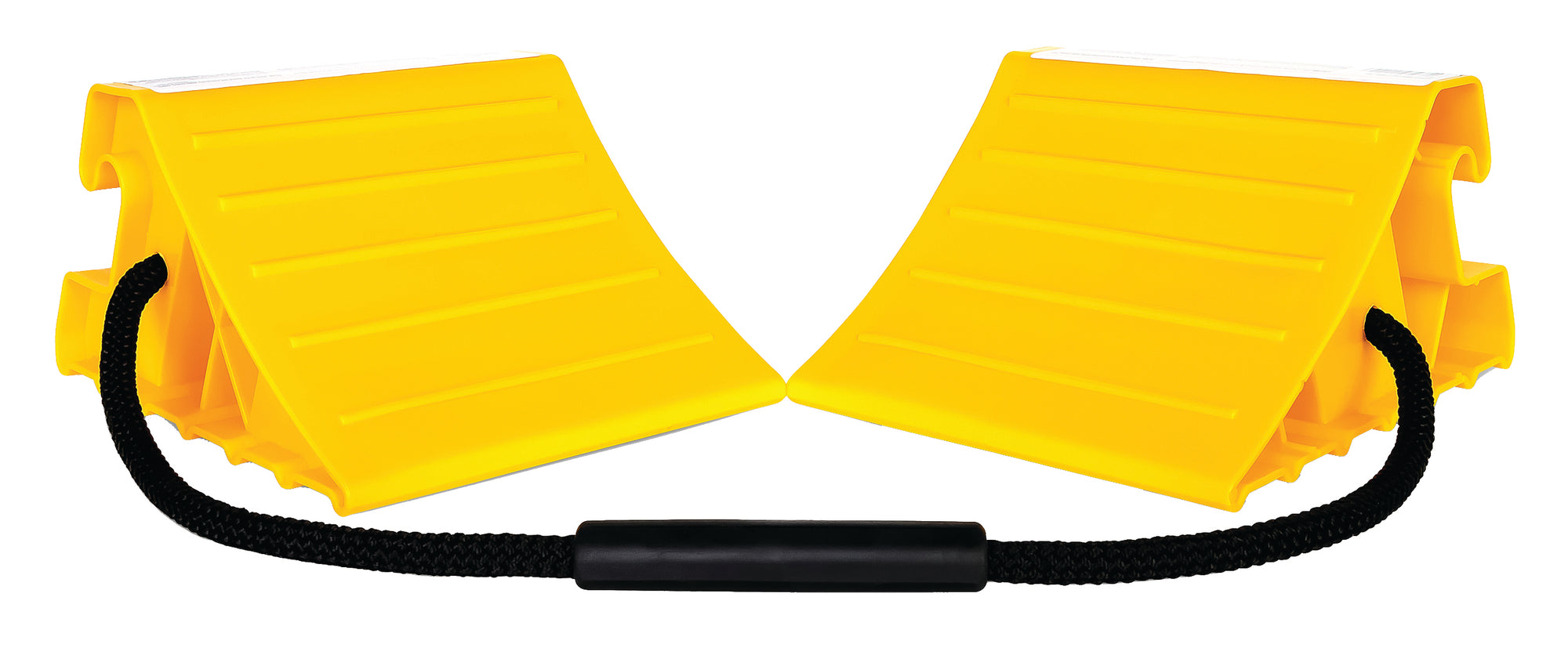 Camco 44478 RV Double Super Wheel Chock with Rope - Pack of 4