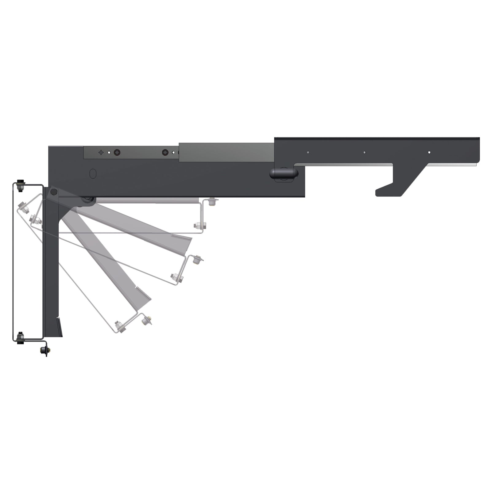 MORryde TV40-010H Slide Out Flip Down TV Mount