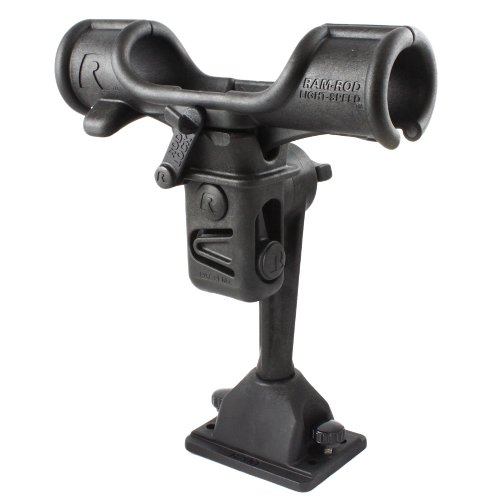 RAM RAM-Rod Light-Speed Holder with Deck Track Base