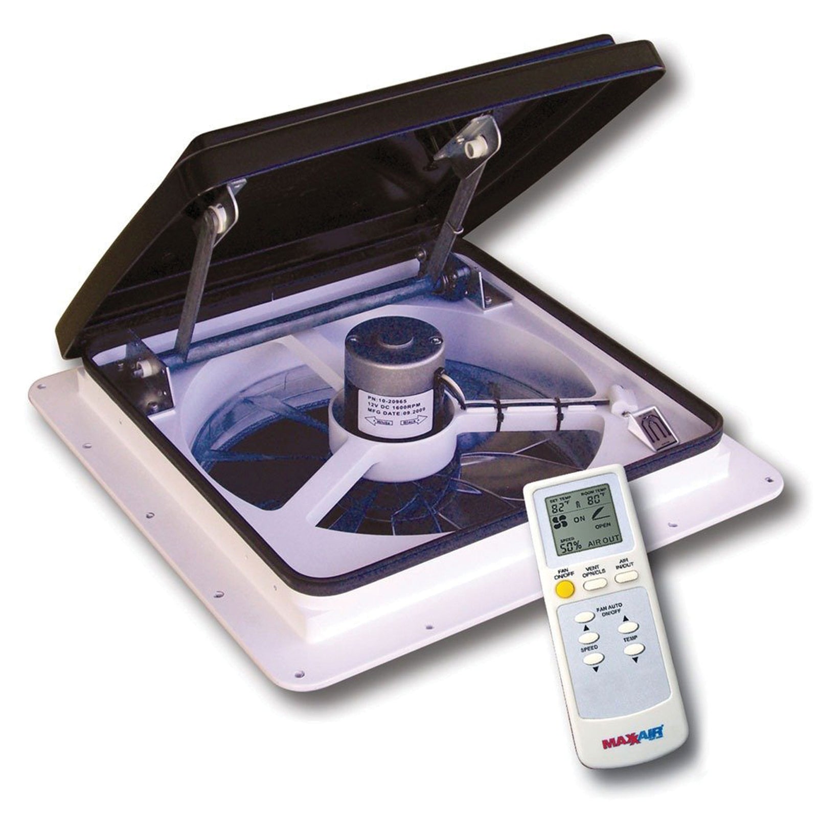 MAXXAIR 10A40009K MAXXFAN Plus and MAXXFAN Deluxe Replacement Cover - Smoke