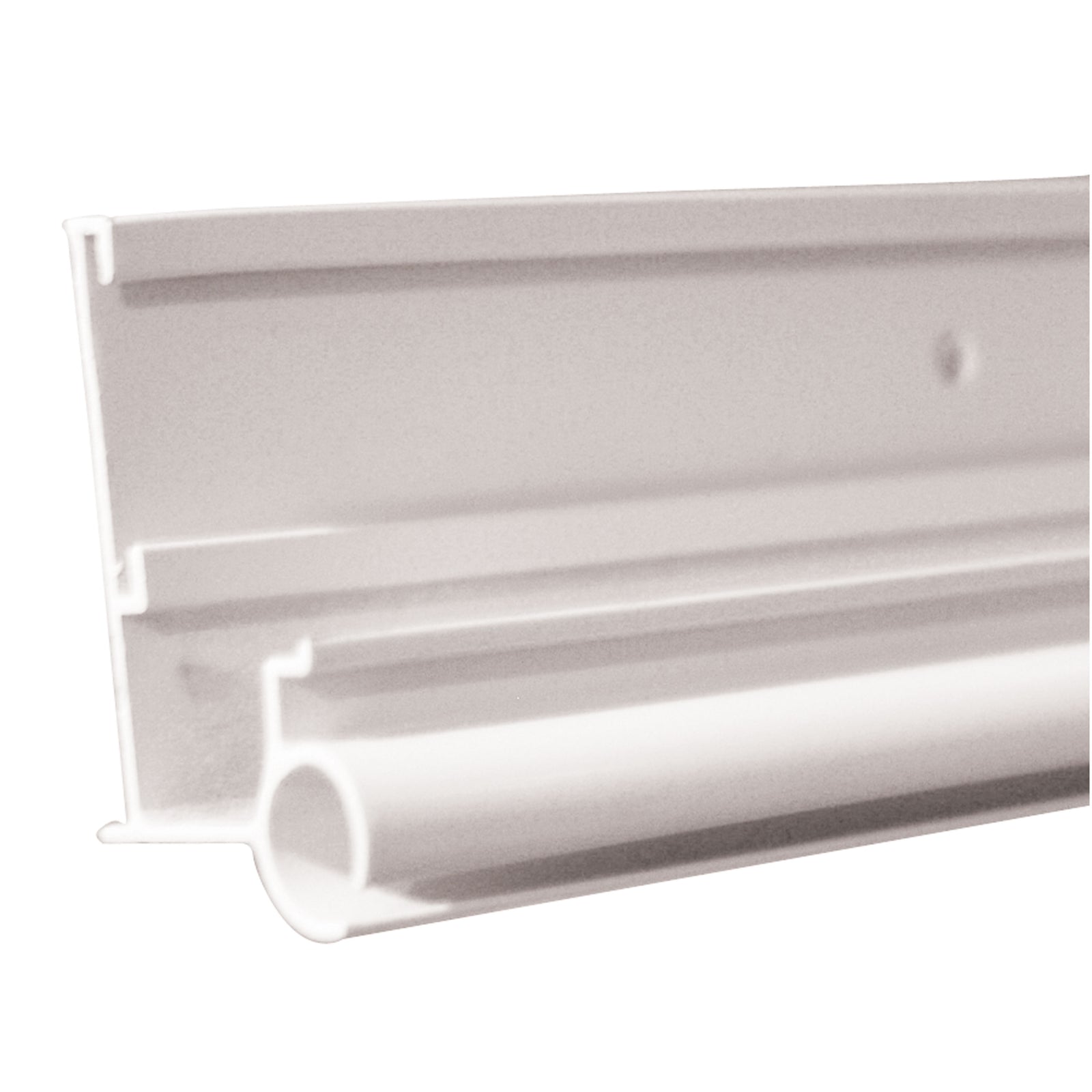 Patrick Metals 164101 Large Insert Drip/Awning Rail, Each - 20', Polar White
