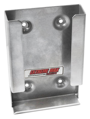 Extreme Max 5001.6148 Wall-Mount Aluminum Spark Plug Dispenser/Holder for Enclosed Race Trailer, Shop, Garage, Storage - Black