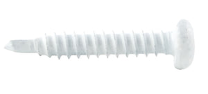 AP Products 012-PTK500W 8X1-1/2 White #8 Self-Tapping Pan Head Tri-Screws - 1.5", 500 Pack